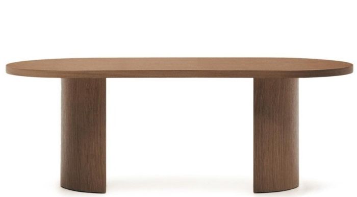 Mesa Comedor Nealy Nogal Oscuro, 200 Cm