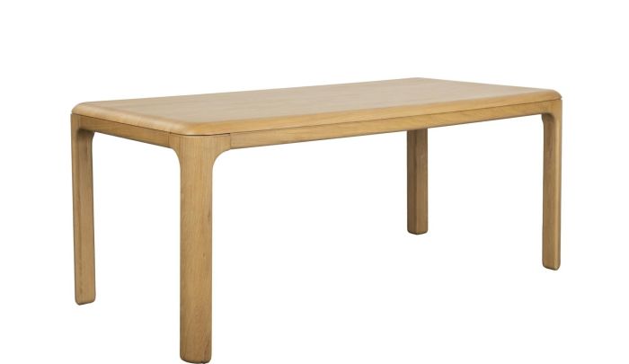 Mesa de comedor en madera de roble natural 180 cm