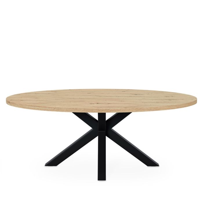 Mesa Ovalada Sandy Negro