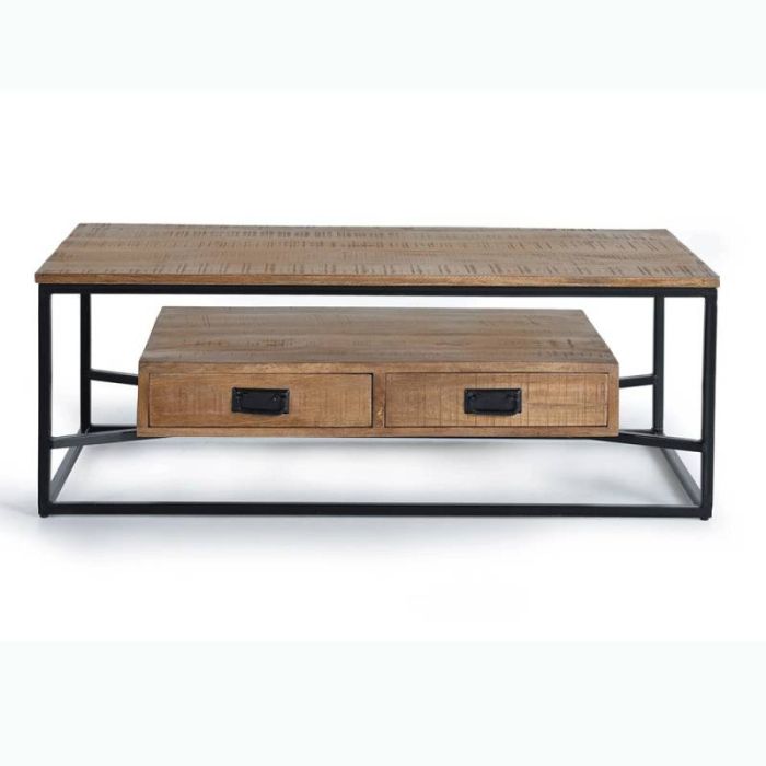Mesa Centro Estilo Industrial 