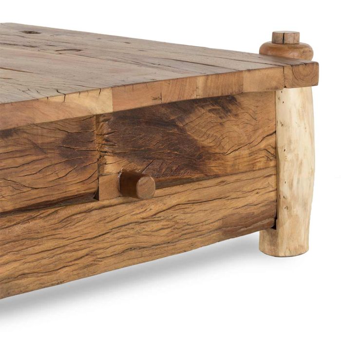 Mesa Centro Madera Recuperada, 120 Cm