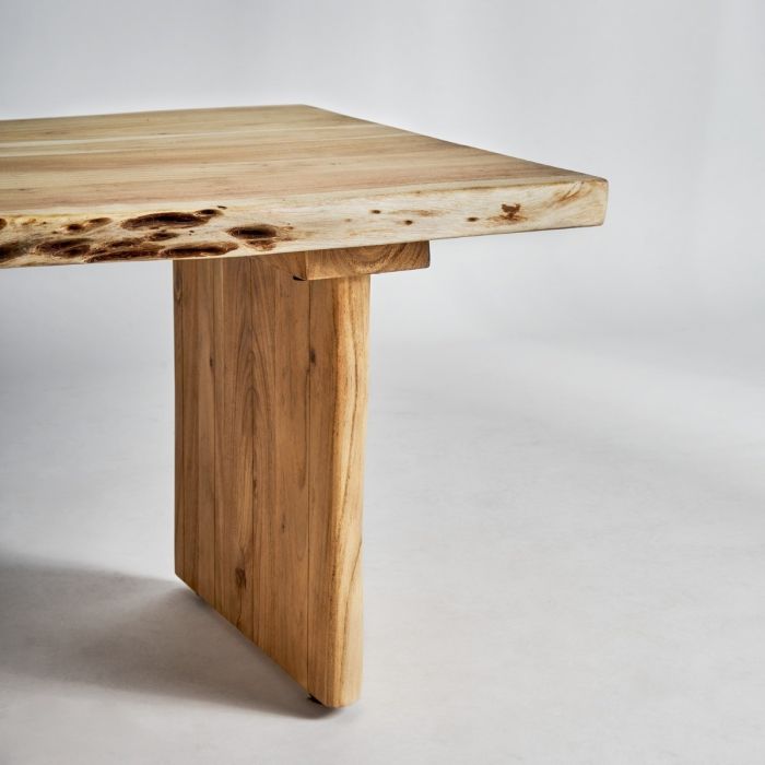Mesa Centro Nórdica Madera Teka Natural 140 Cm