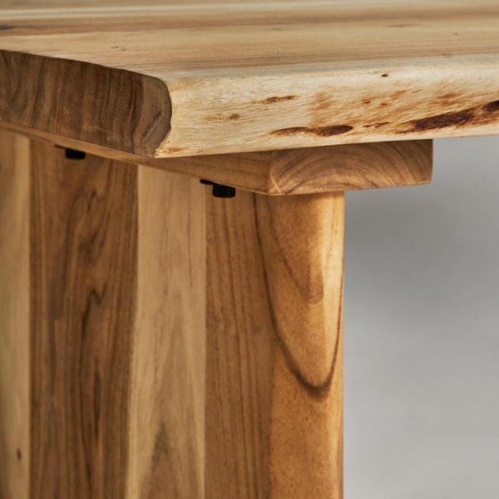 Mesa Centro Nórdica Madera Teka Natural 140 Cm