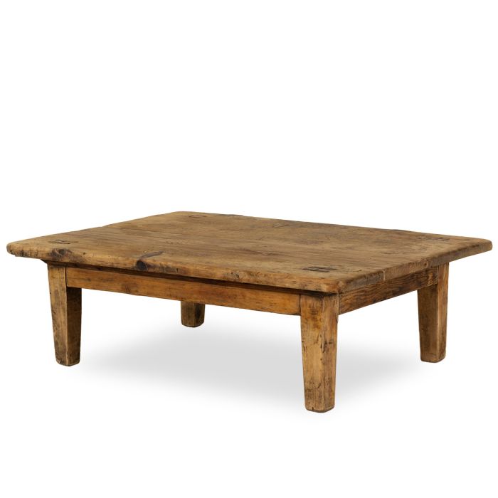 Mesa Centro Madera Pino Natural, 78 Cm
