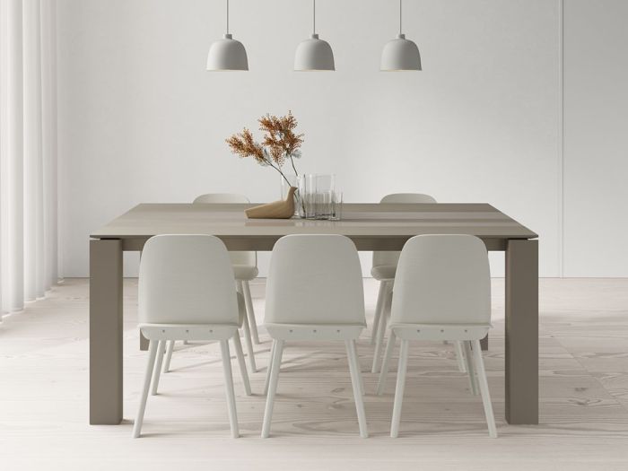 Mesa Extensible Comedor Arch Cristal Templado