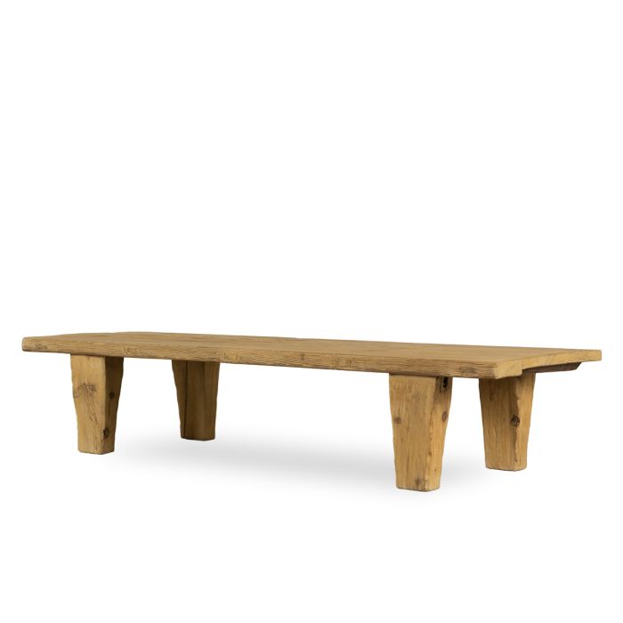 Mesa Centro Artesanal Madera Pino, 178 Cm