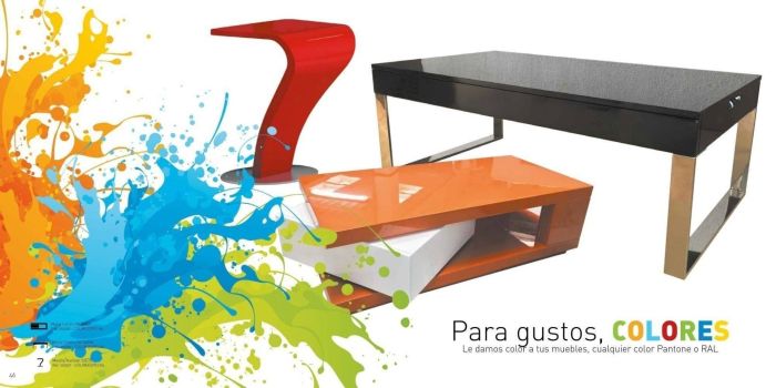 Mesa Redonda auxiliar Diseño Lacado Blanco, 40 Cm