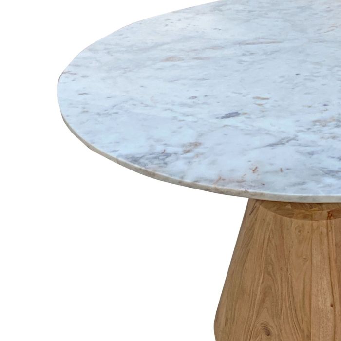 Mesa Comedor Vintage Blanco Natural