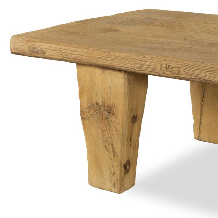 Mesa Centro Artesanal Madera Pino, 178 Cm