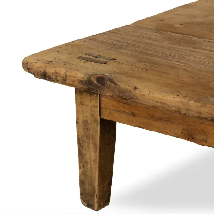 Mesa Centro Madera Pino Natural, 78 Cm