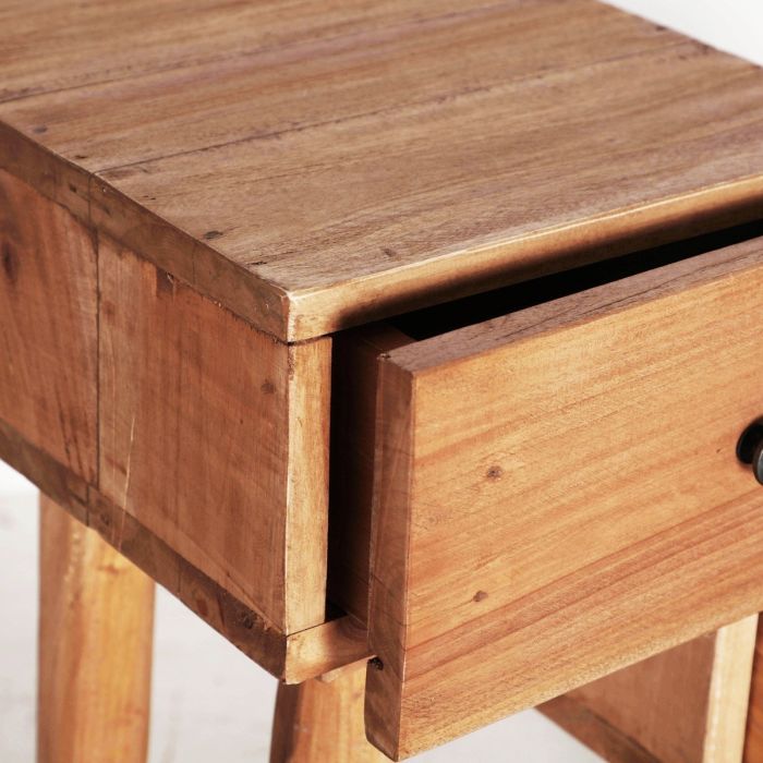 MESA AUXILIAR AKVIRAN Madera Envejecida Fusión, 67 Cm