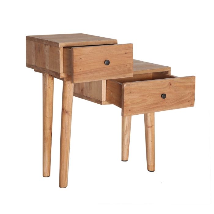MESA AUXILIAR AKVIRAN Madera Envejecida Fusión, 67 Cm