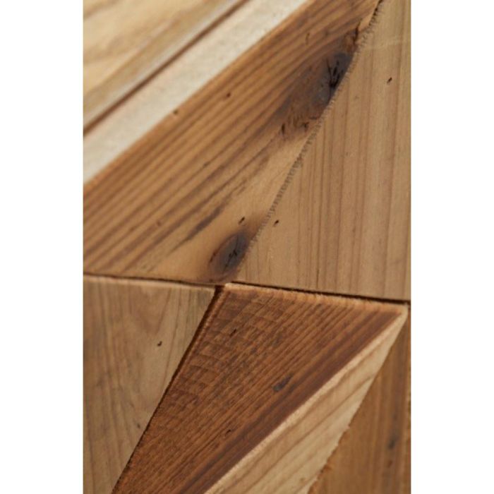 Mesita De Noche Madera Reciclada 1 Puerta, 49 Cm