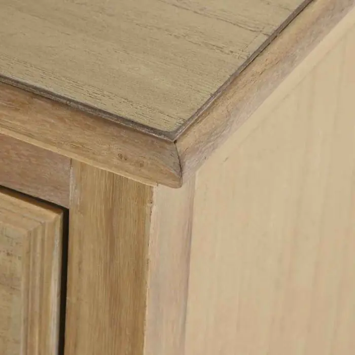 Mesita de Noche Madera Abeto Natural, 63 Cm