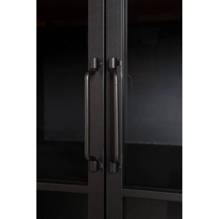 Vitrina Vinoteca Madera Vidrio Hierro, 171 Cm