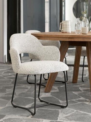 Mesa Comedor Redonda Madera Teca Reciclada, Ø140 Cm