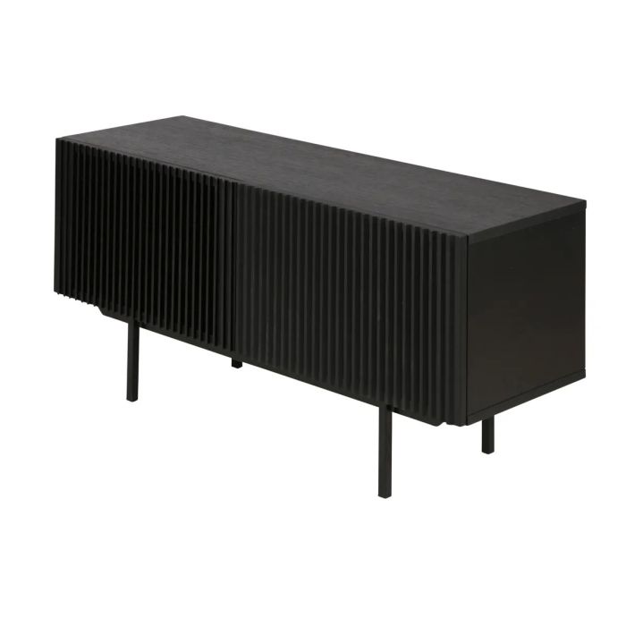 Aparador Mojo Negro de Diseño Moderno, 120 Cm