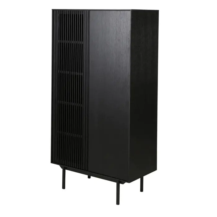 Aparador Mojo Negro de Diseño, 150 Cm 