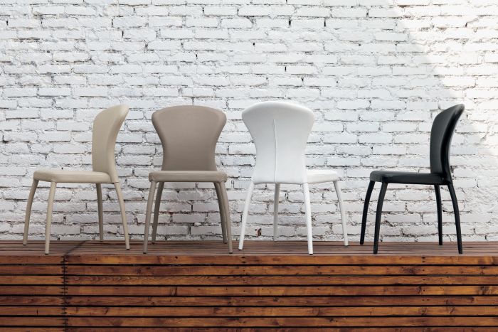 Silla diseño Moderno Tapizado Beige