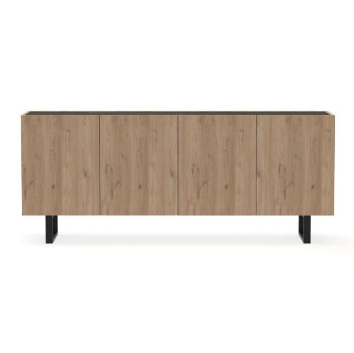 Aparador Minimalista Estilo Nórdico-Moderno Color Roble, 180 Cm