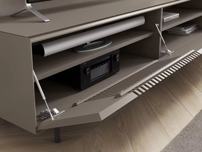 Mueble TV Chapa Madera Roble Wengué Ideas