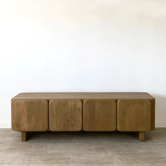 Mueble TV Curve 4 Puertas