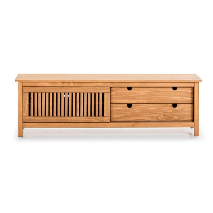 Mueble de TV Bruna Estilo Nórdico-Moderno, 158 Cm