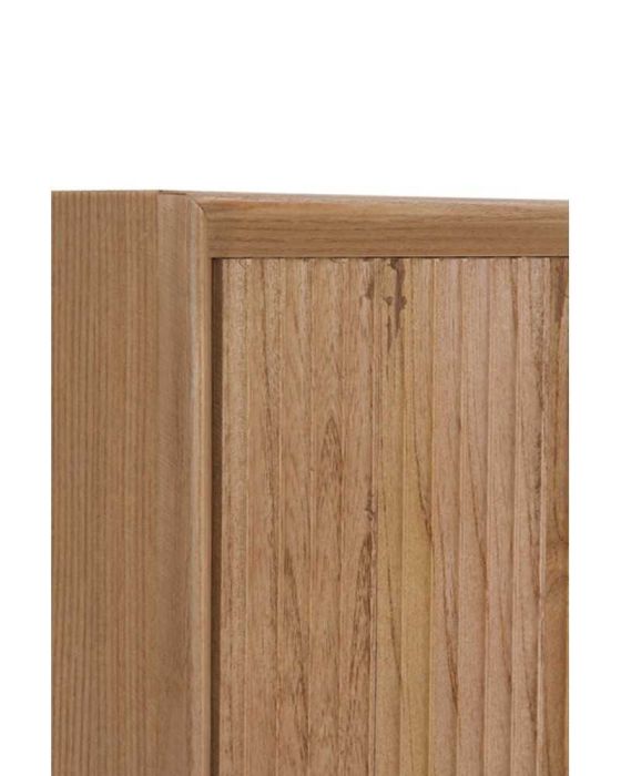 Mueble TV 2 Puertas Cajón Chapado Fresno Natural, 180 Cm