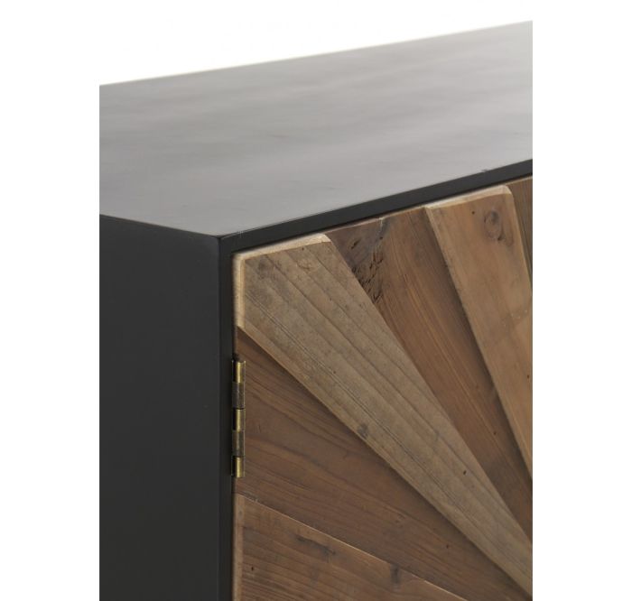 Mueble Tv Decor Chapado Madera Abeto 140 Cm