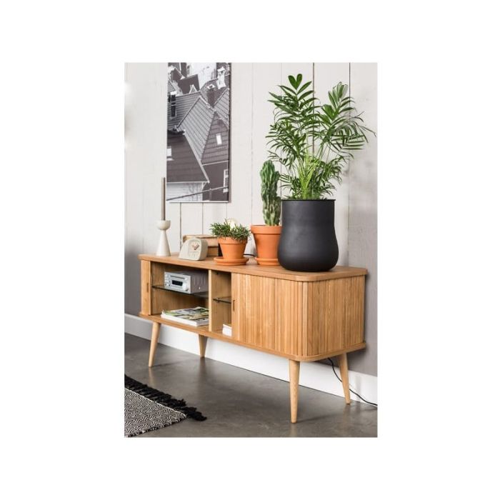 Mueble de TV Barbier Madera Natural, 120 Cm