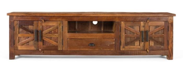 Mueble TV vintage Nogal