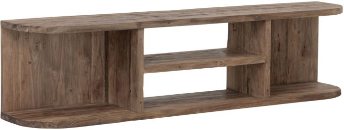 Mueble de TV en madera de teca natural 160 cm