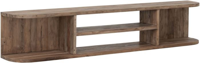 Mueble de TV en madera de teca natural 200 cm