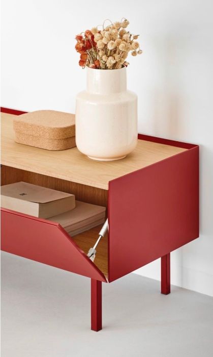 Mueble TV rojo Besta
