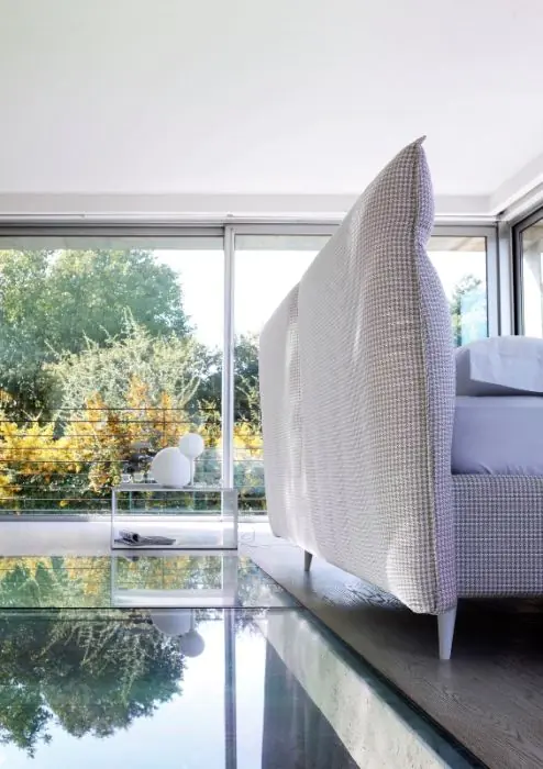 Cama Diseño Moderno  Blanco