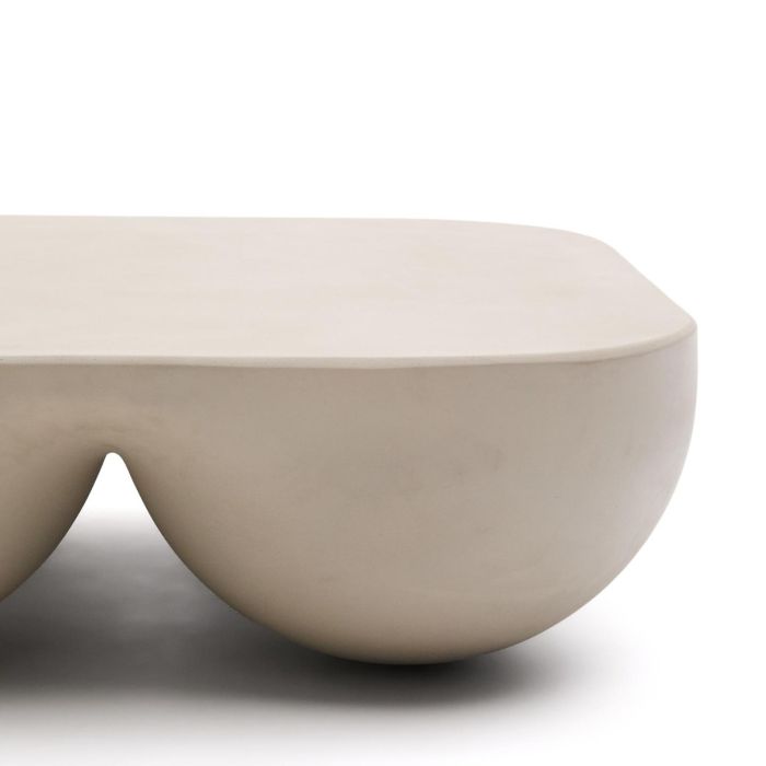 Mesa Centro Polystone Gris, 100 Cm