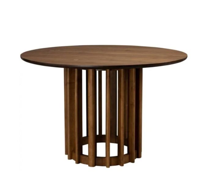 Mesa de Comedor Barlet Chapa Madera Nogal, 120 Cm