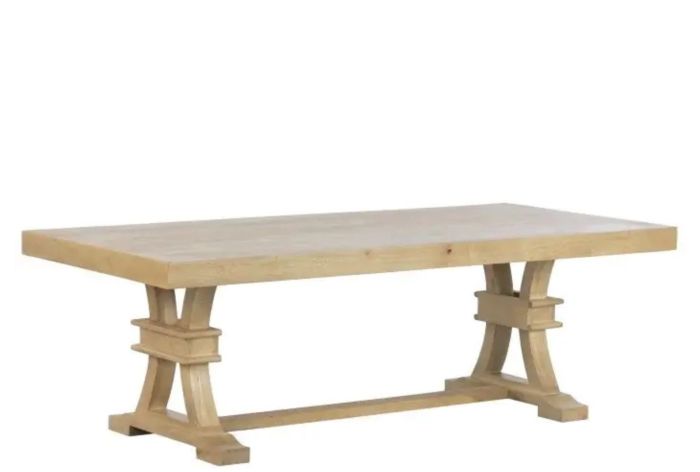 Mesa de centro vintage en madera de mango natural.