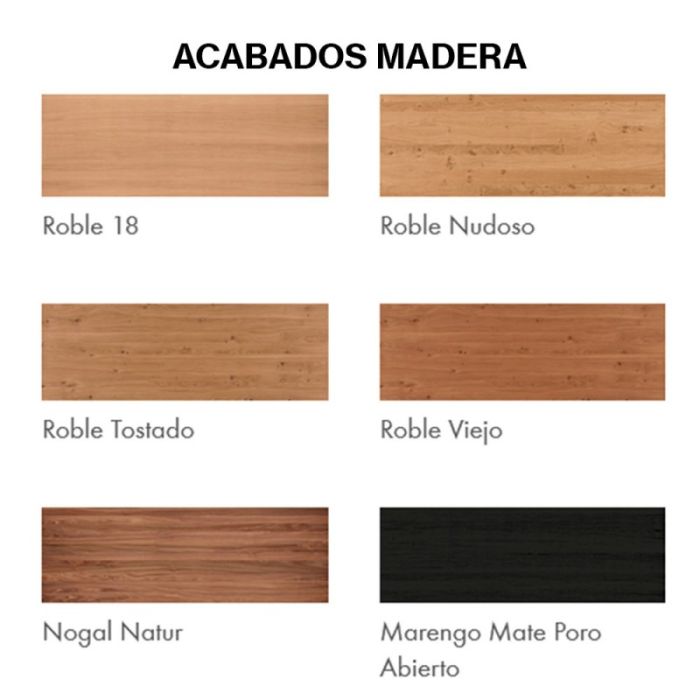 Composición de Salón Moderno Lacado Cuarzo Mate Roble, 360 Cm