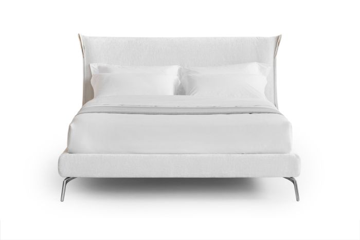 Cama Tapizada Rosa Japonés