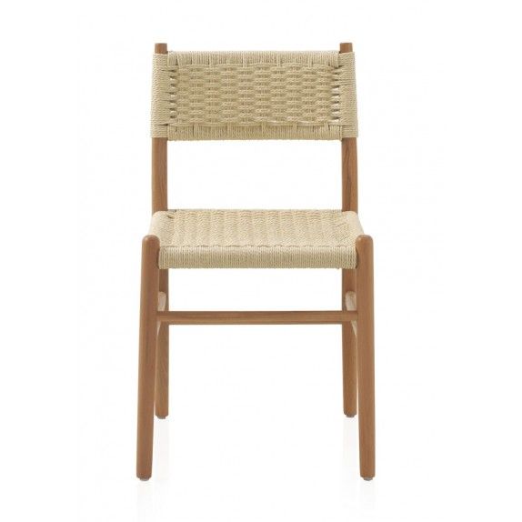 Silla Cuerda Madera Haya, 57 Cm