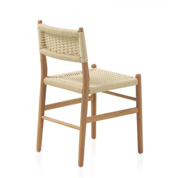 Silla Cuerda Madera Haya, 57 Cm