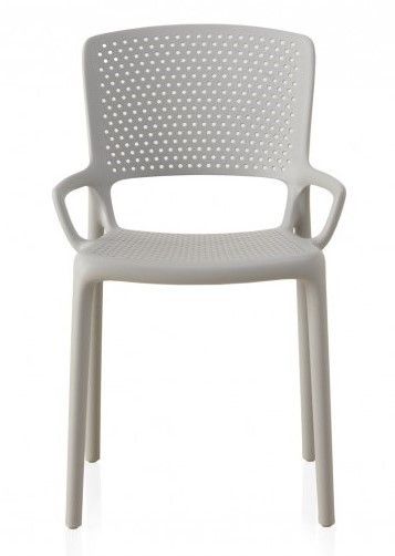 Pack 4 Sillas Polipropileno Color Gris, 52 Cm