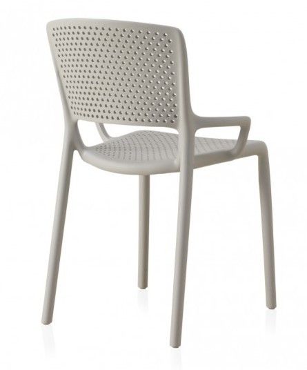 Pack 4 Sillas Polipropileno Color Gris, 52 Cm