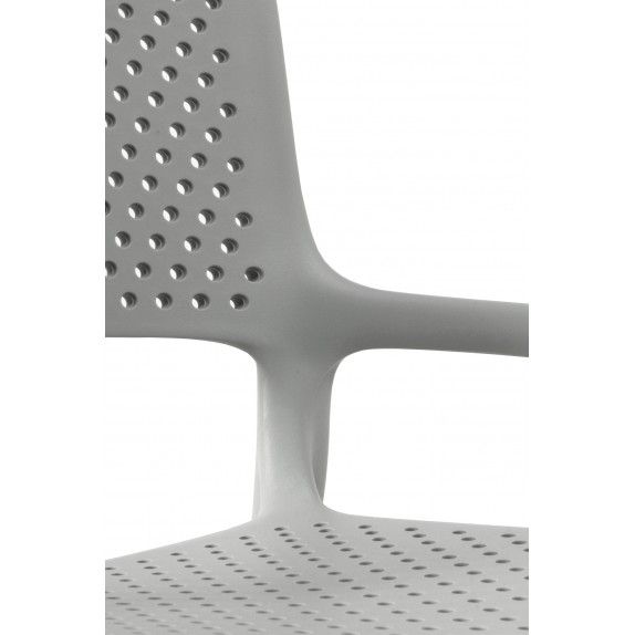 Pack 4 Sillas Polipropileno Color Gris, 52 Cm