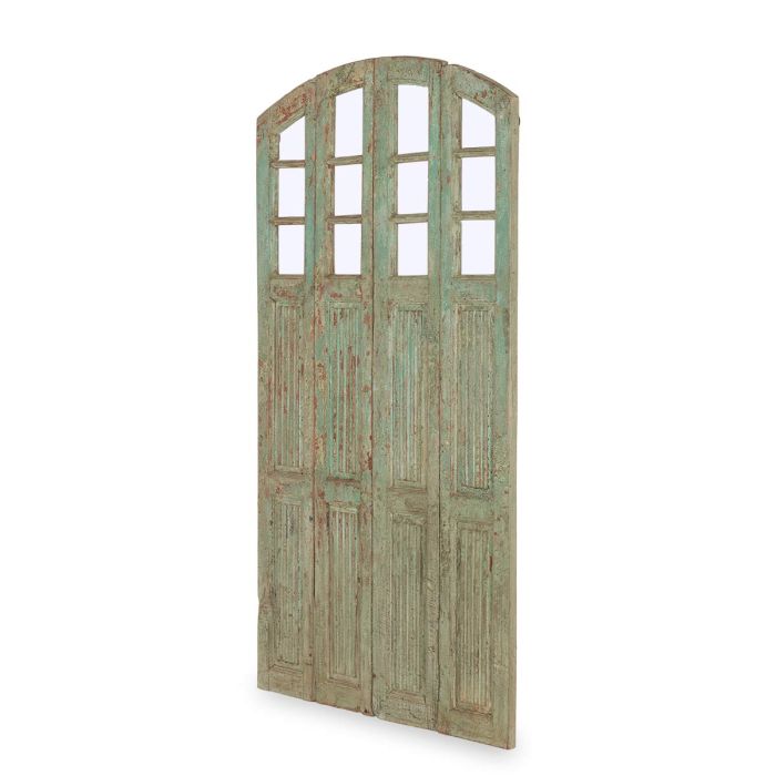 Puerta Madera Antigua Verde, 106 Cm