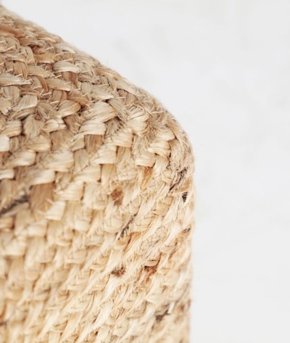 Reposapiés thiesi Yute Natural Mango Natural, 40 Cm