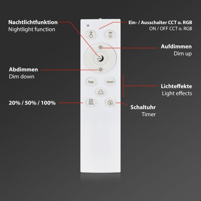 Plafón Led Inteligente Metal Plata Redondo,38 Cm