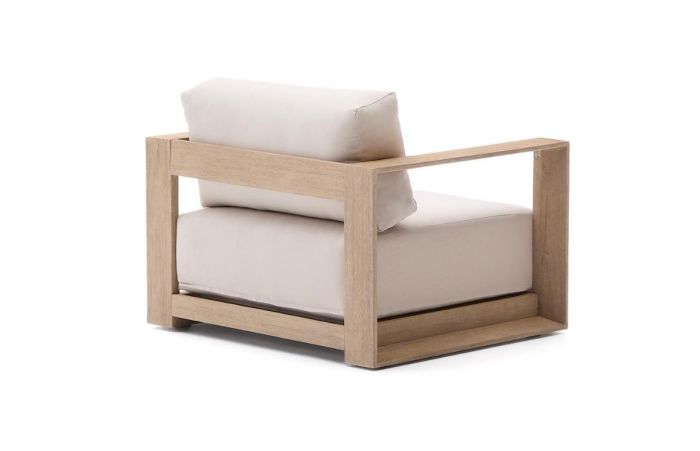 Sillón Madera Acacia Acabado Claro, 99 Cm