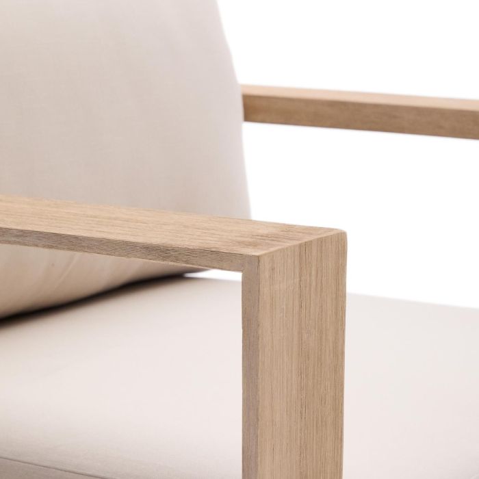 Sillón Madera Acacia Acabado Claro, 99 Cm